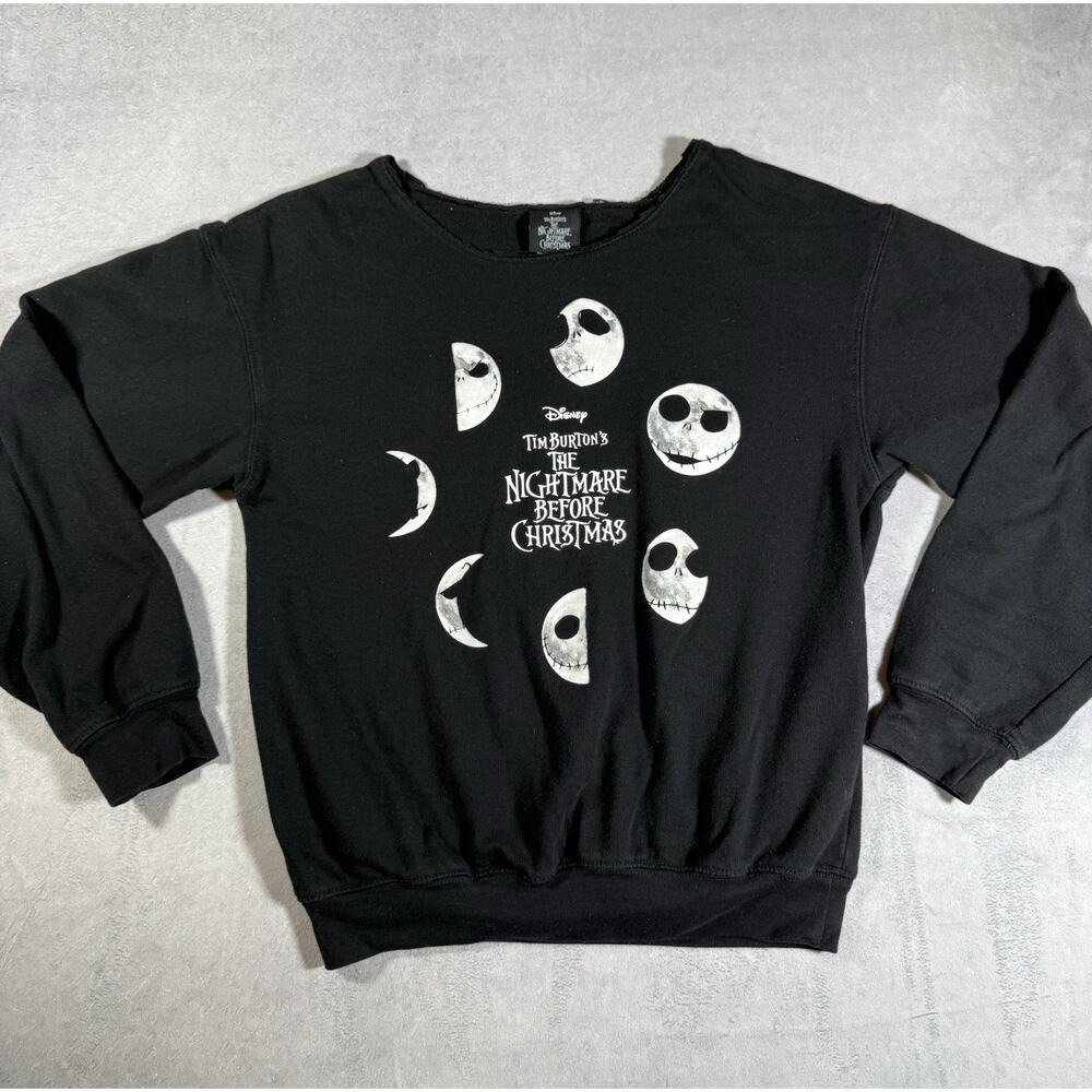 Disney Women Juniors' The Nightmare Before Christmas Phase Jack Sweatshirt Small